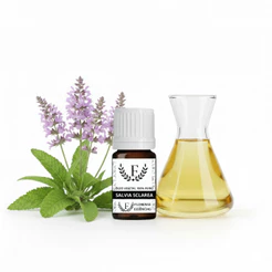 Óleo Vegetal De Sálvia Sclarea 100% Natural e Puro - 10 ml