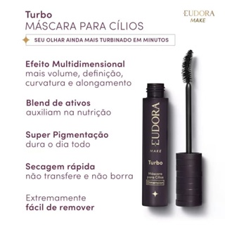 Rimel Eudora Turbo Dimension 10g Eudora em Oferta na Shopee