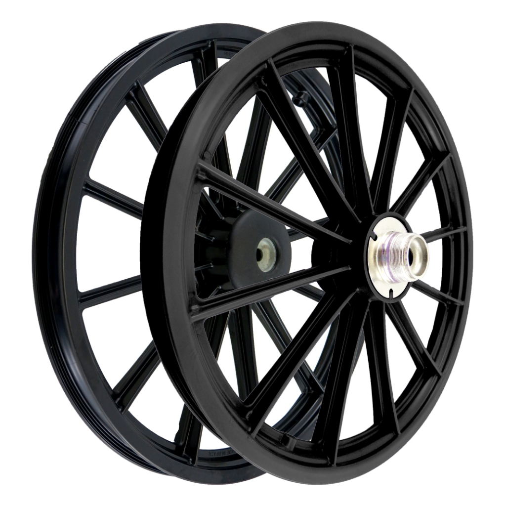 Roda Nylon Plástico Aro 16 Preto Bicicleta Infantil Bike