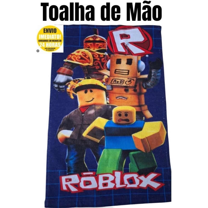 Toalha de Mão Roblox Toalhinha Infantil