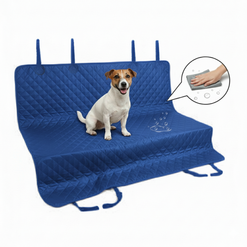 Capa Protetora Pet Carro Cães Banco Traseiro Luxo Impermeável