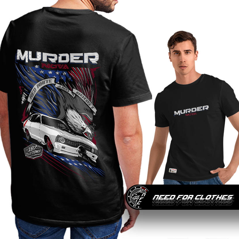Camiseta Muscle Car Drag Chevy Nova Street Outlaws Midwest Street Cars Big Block V8 Pro Mod