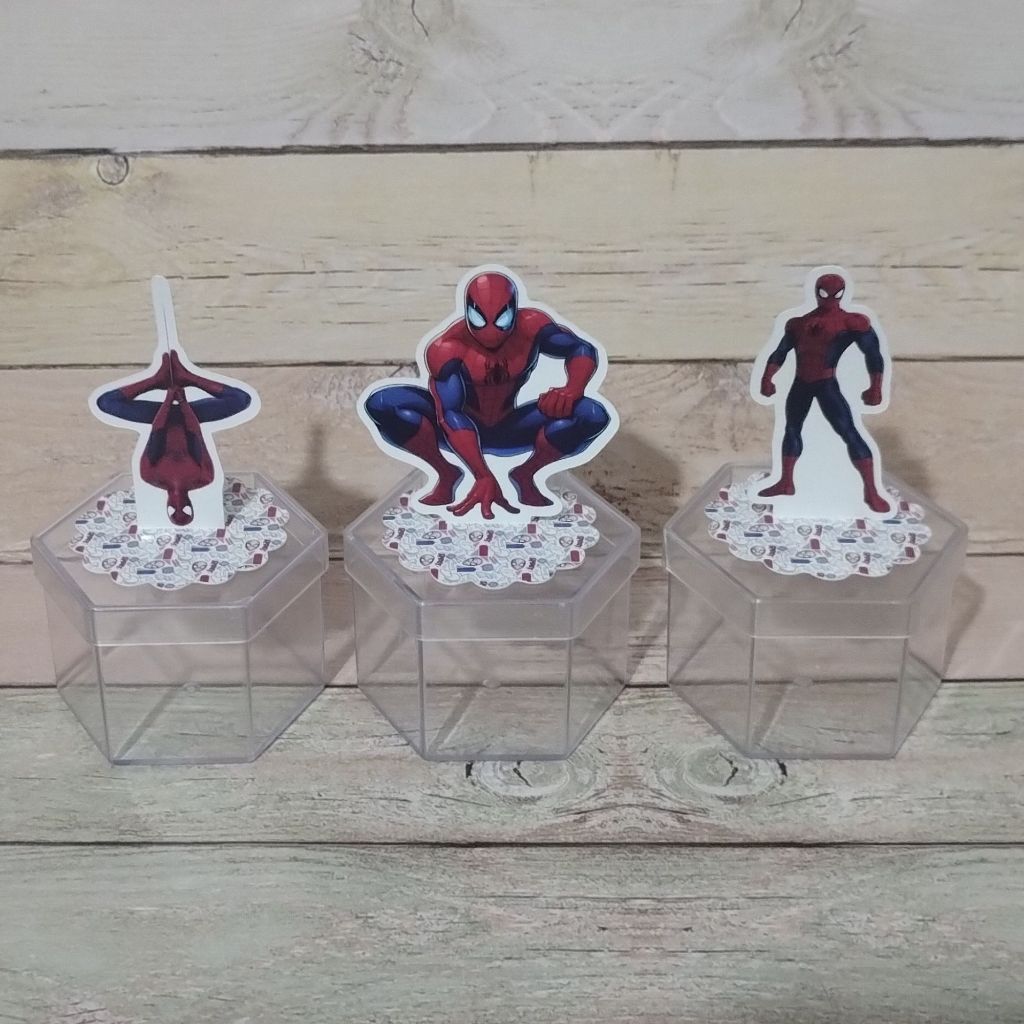 Aplique em Pé 3D Homem Aranha Festa Infantil Personalizado Nome e Idade para Decoração  Lembrancinha