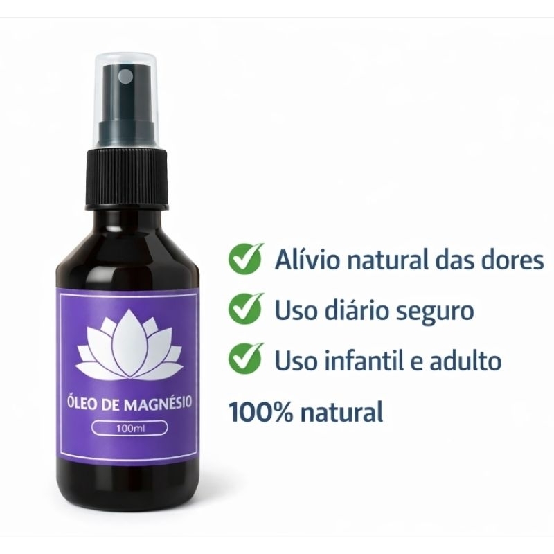 Óleo de Magnesio ozonizado Transdêrmico 200ml