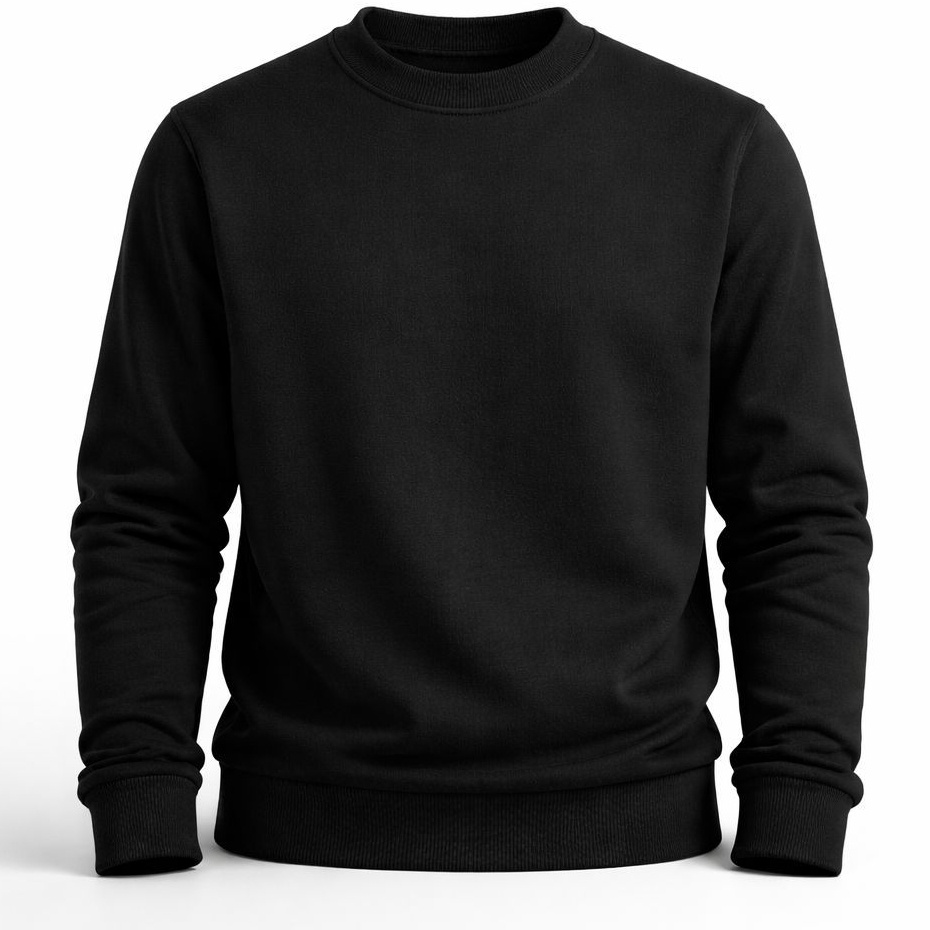 Moletom Gola Redonda LISO Unissex Moletom Sem Capuz  Linha Premium Moletom Masculino/Moletom Feminino Blusa De Frio