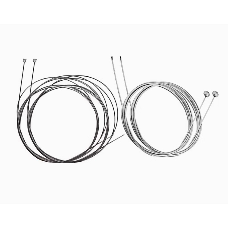 Kit de 4 Cabos de 2 Metros Bike NIPARTE de Aço Cada Comprimido  2000mm para 2 para Cambio e 2 Para freio