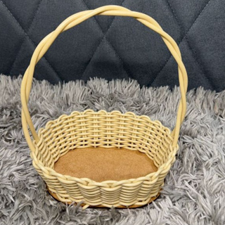 Cesta Fraldeira Oval 15 cm Sintética Para Presentes/Decoração/Cosméticos- Cores Variadas em Oferta na Shopee