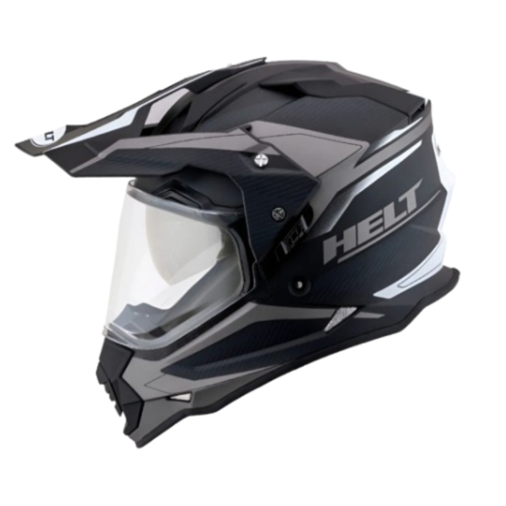 Capacete Cross Vision Glass Titanium C/ Oculos Viseira Anti Risco Rally Tamanho 60 Original Helt