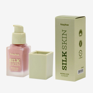 Iluminador Líquido Silk Skin Ruby Rose Original – Glow Natural, Pele Iluminada e Radiante em Oferta na Shopee