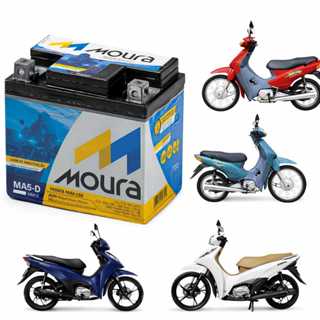 Bateria Moto Moura MA5-D 12V Honda Biz 100 110i 125 Selada AGM Original em Oferta na Shopee