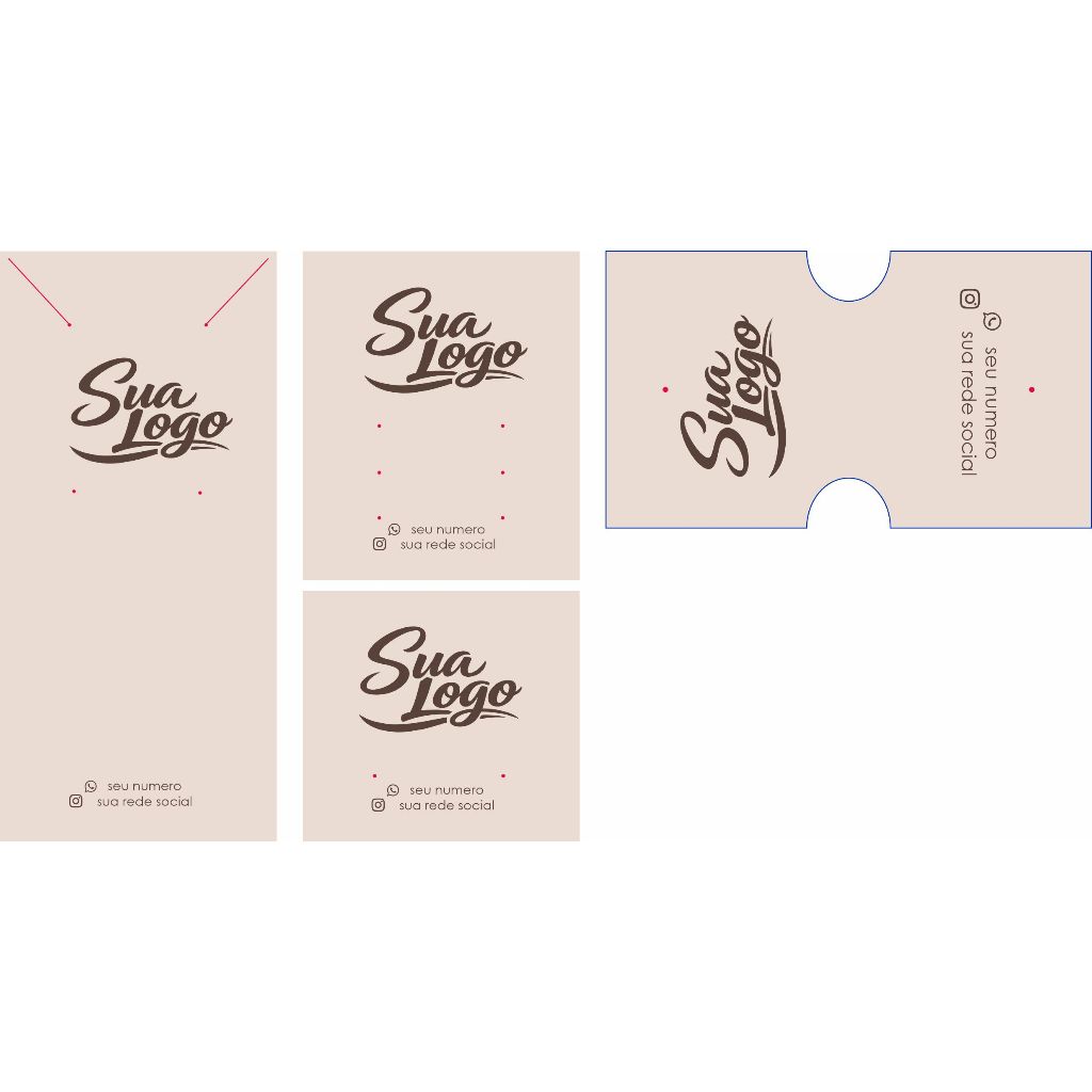 Kit 400 cartela / tag personalizada para bijuterIas / pulseira