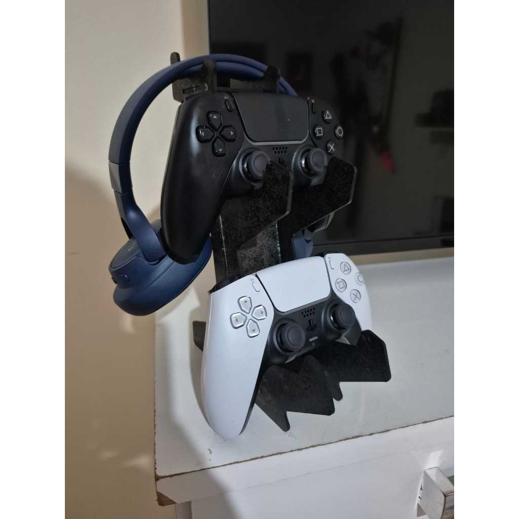 SUPORTE GAME- CONTROLE e FONE PARA Xbox One / Ps4/ Ps5 em MDF + ENVIO SEGURO EM 24 HORAS ÚTEIS