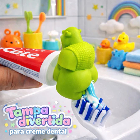 Tampa pasta de Dente Shrek