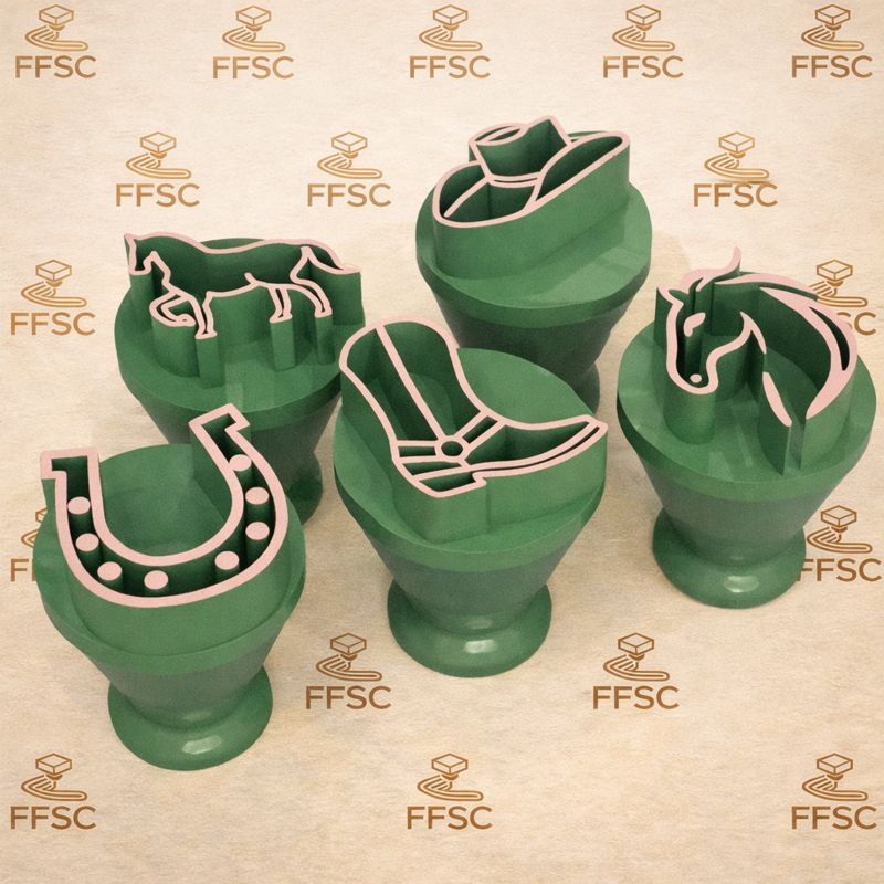 Kit 5 Carimbos Marcadores Brigadeiro e Doces - Cowboy - Fazenda - Boiadeira em Oferta na Shopee