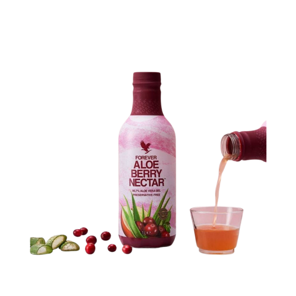 Aloe Vera Gel Suco De Babosa Com Uva do Monte Berry Nectar 1L Forever living original flp