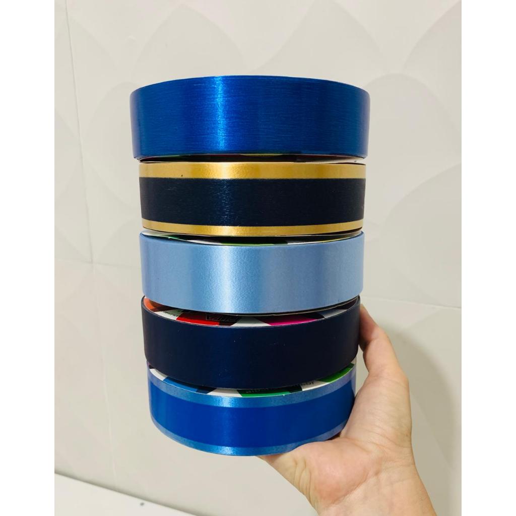 Kit com 5 Fitas Maxi Albano 32mm x 10m cada modelo (FRACIONADO) Azul em Oferta na Shopee