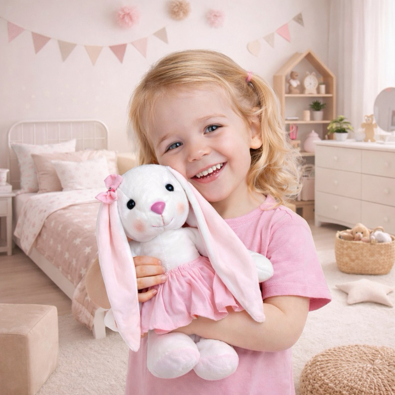 Coelho de Pelúcia Infantil 35cm Antialérgico Decoração Páscoa Presente em Oferta na Shopee