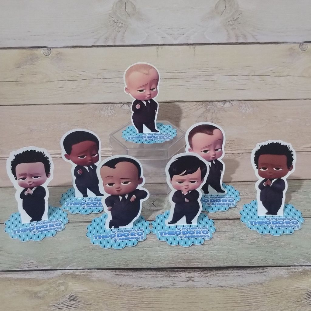 Aplique em Pé 3D O Poderoso Chefinho Festa Infantil Personalizado Nome e Idade  Lembrancinha