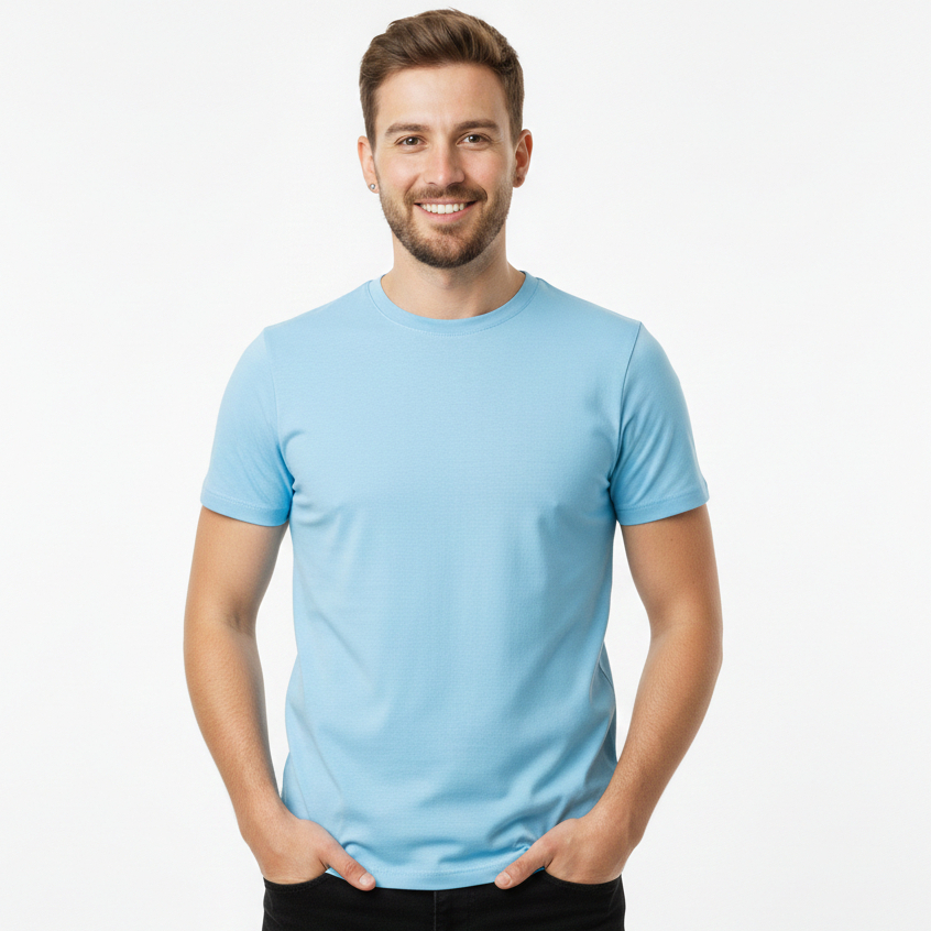 Camiseta Masculina Básica Malha Fria - Leve e Confortável Ideal para Dia a Dia Treinos Academia (Diversas Cores) em Oferta na Shopee
