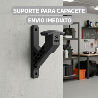 Suporte Capacete Moto De Parede Organizador Jaqueta Chaves Luvas Reforçado Pratico Garagem Quarto em Oferta na Shopee