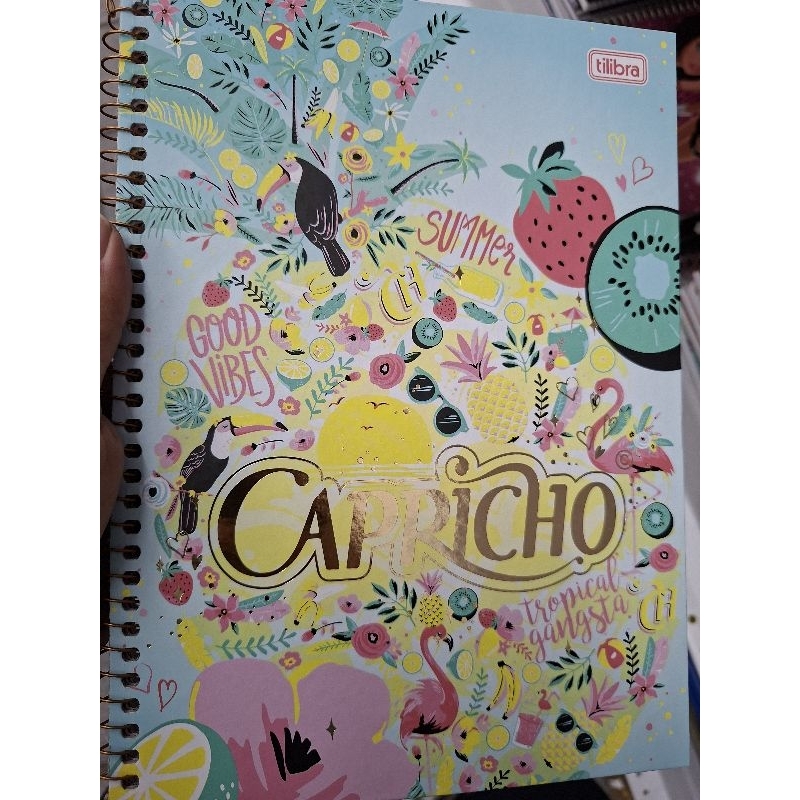 caderno capricho 96 fls antigo vintage raro Tilibra