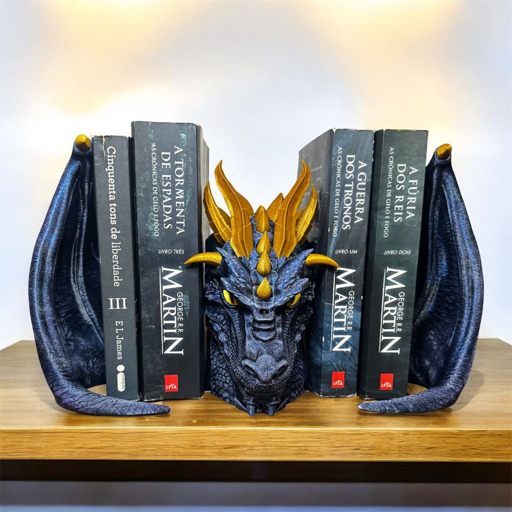 Aparador de livros Dragão com asas
