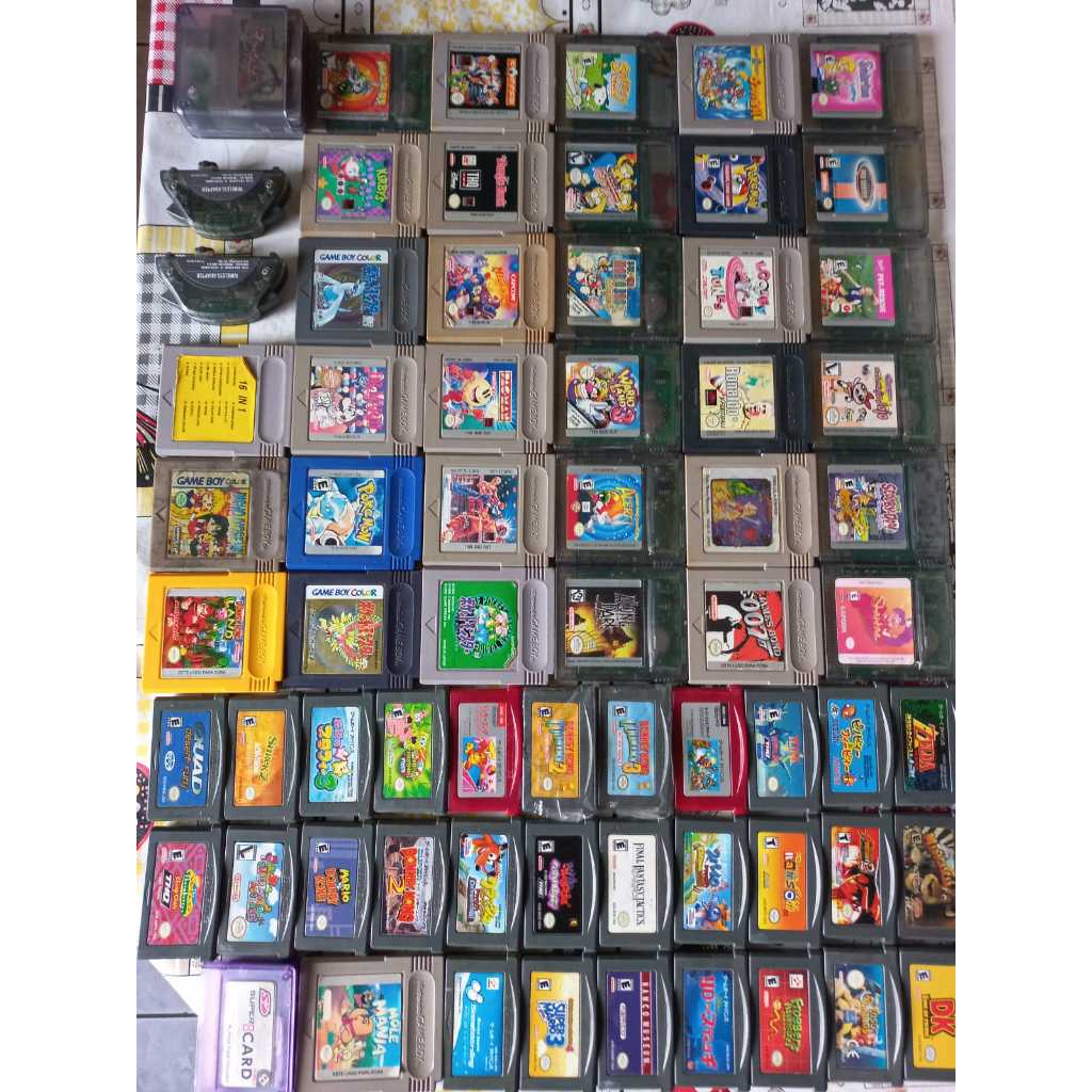 Jogos Originais de Game boy Classico Dmg Gameboy color e Game boy advance