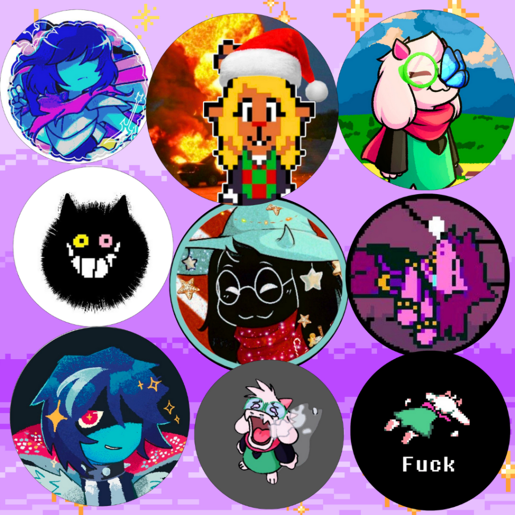 BOTTON Deltarune Gamer Memes RPG - Bottons 4,5 cm - Boton - Broche alfinete - Pin em Oferta na Shopee