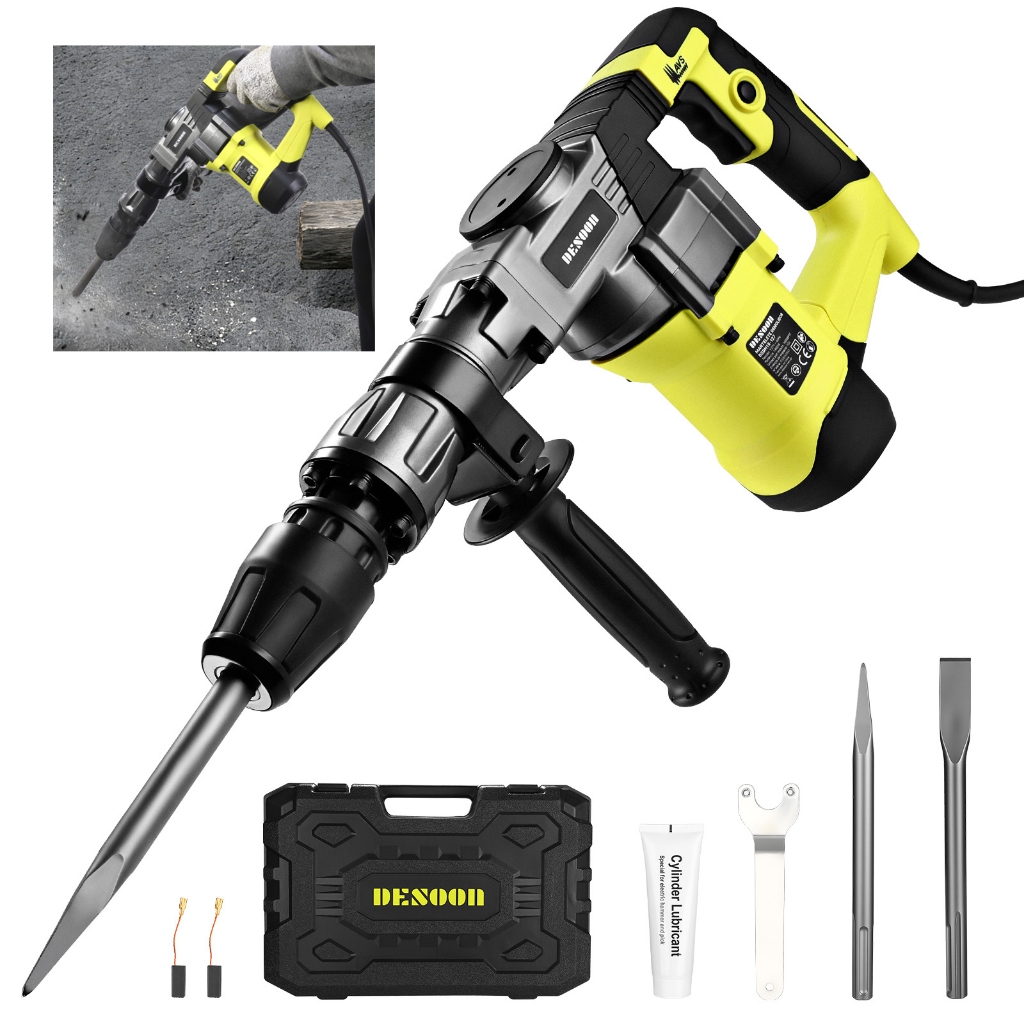 Martelete Demolidor Rompedor 1800w Real SDS Max 12J Profissional Com Acompanha Kit De Pontas Desoon em Oferta na Shopee