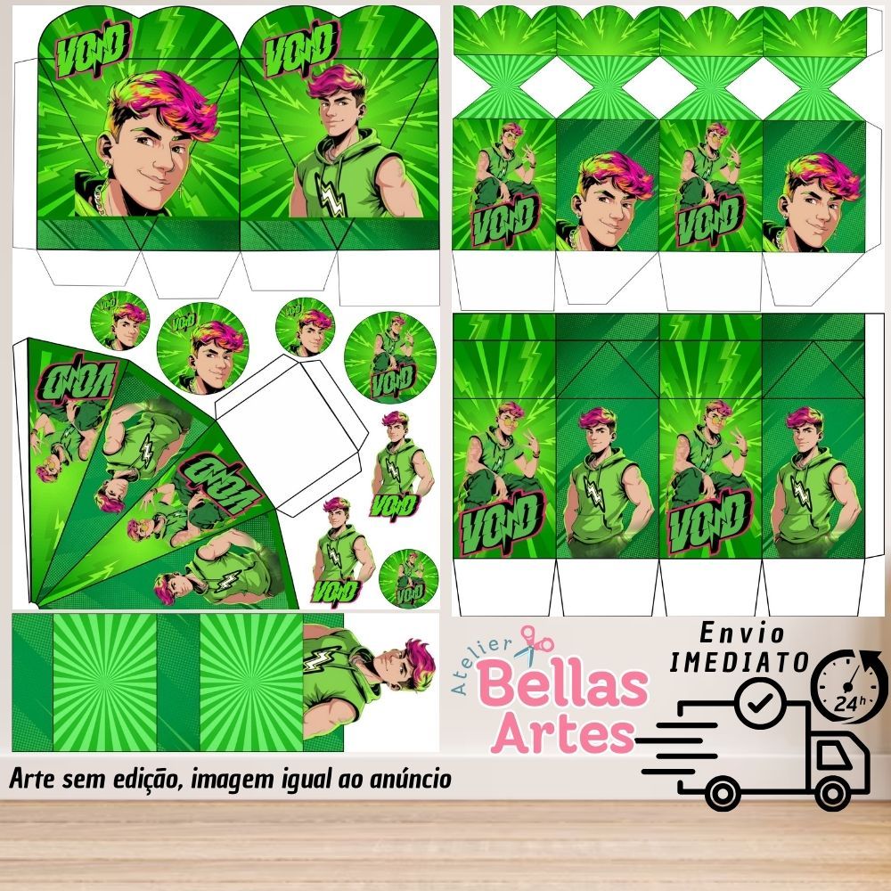 KIT LEMBRANCINHAS TEMA EMILLY VICK TURMA DOS ROSA COM 80/160 ITENS (sem nome) - ENVIO 24H