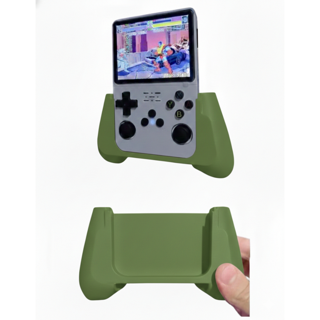 Grip de Mão Ergonômico R36S + suporte do grip Pegada Controle Para Jogar