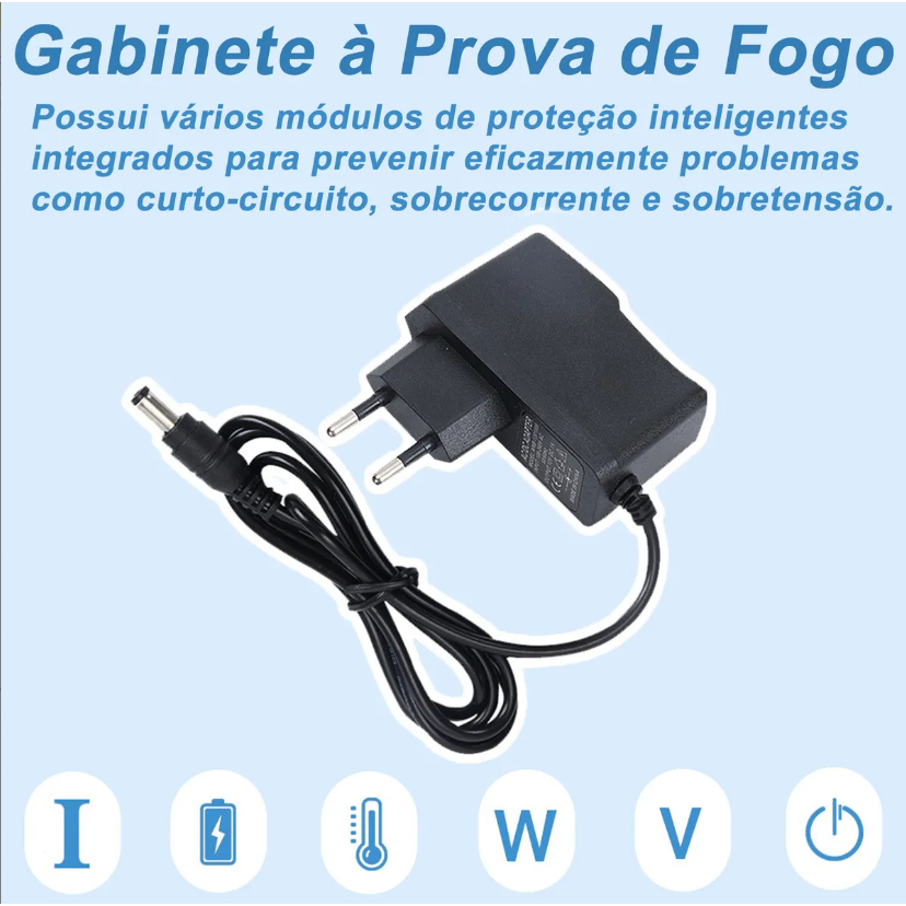 H'maston JK-01 Fonte 5v 2a Power Adapter Bivolt Ac/dc - Com Plug P4 5.5mm — imagem 2 de 2