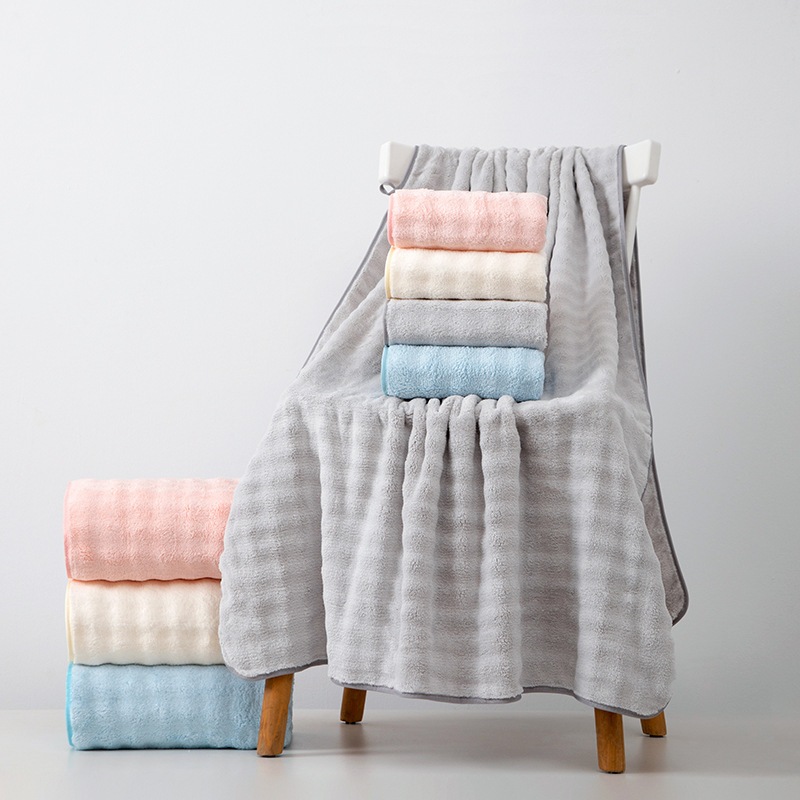 Toalha de Banho Felpa Coral Vintage 70*140cm – Secagem Rápida, Absorvente, Spa, Hotel e Casa em Oferta na Shopee