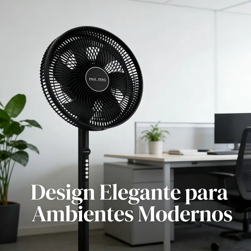 Ventilador de Pé 40cm 4 Velocidades 70W Silencioso com Oscilação 110V ou 220V Altura 116,5cm em Oferta na Shopee