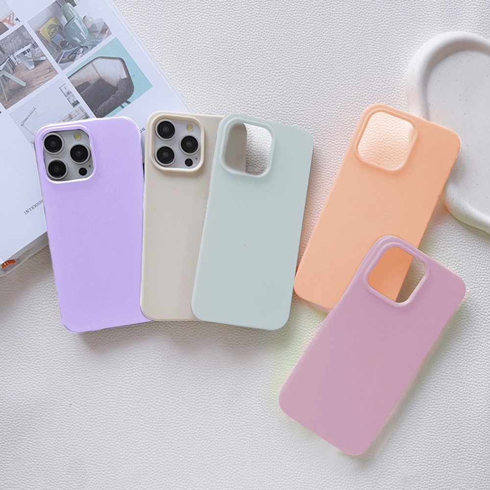 Capa de Silicone para iP 1112 13 14 15 Pro Max plus - Toque Suave, Cores Vibrantes, Tendência，Proteção Total em Oferta na Shopee