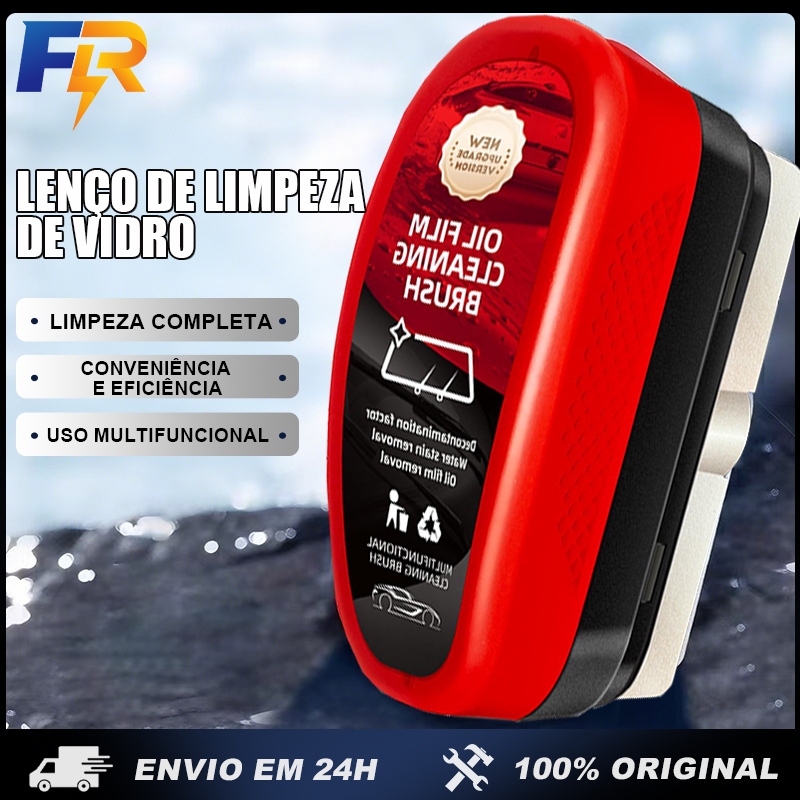 Escova de limpeza de filme de óleo de vidro de carro 120ml Limpador de óleo para vidros de carro