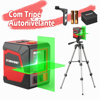 Nivel A Laser Profissional 2 Linhas Com Tripé Verde em Oferta na Shopee