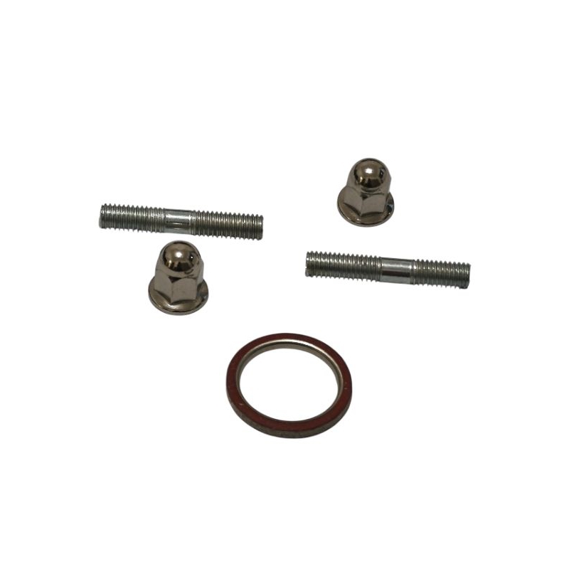 kit 02 Prisioneiro 02 Porca 01 Anel Vedação Escape BiZ 125 2006, Até 2024 em Oferta na Shopee