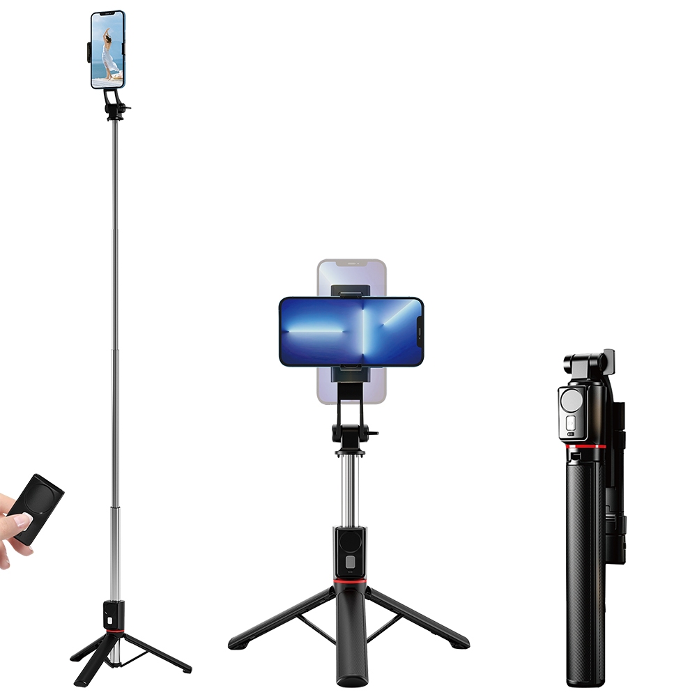 Bastão Tripé Pau De Selfie Suporte Celular Com Controle 130cm Remoto Bluetooth Para 360 Profissional em Fio Reforçado em Oferta na Shopee