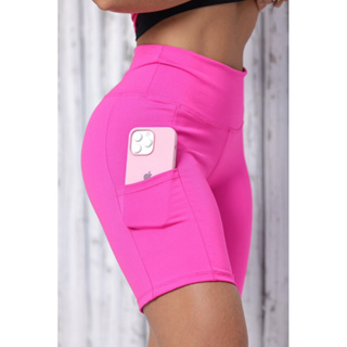 Short Feminino Suplex Power Premium com Bolso Lateral – Não Transparente, Conforto e Qualidade em Oferta na Shopee