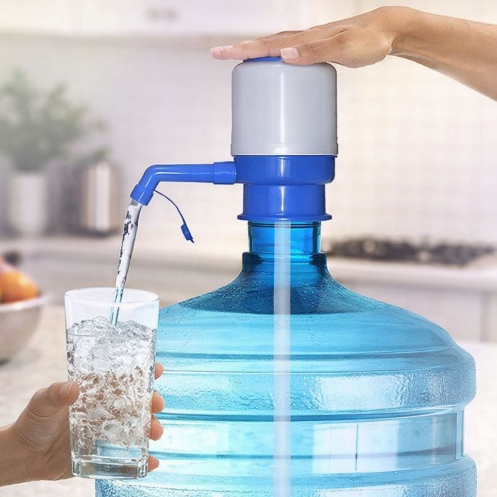 Bomba Manual Galão 10/20 Litros Água Mineral Do Bico P/ Copo