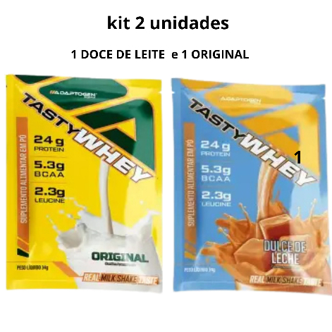 Sachê Tasty Whey Adaptogen 3w - Kit 2 unidades em Oferta na Shopee