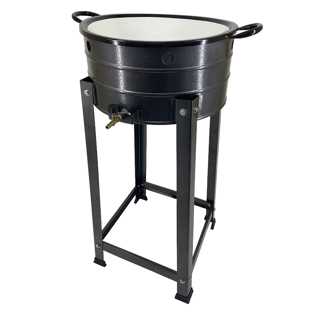 Fritador  fogão a Gás com Tacho 18 Polegadas 10L  esmaltado
