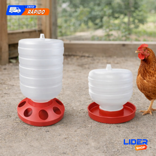 Kit Comedouro 1,5kg e Bebedouro 1L Franguinho para Aves Galinhas Pintinhos Automático em Oferta na Shopee
