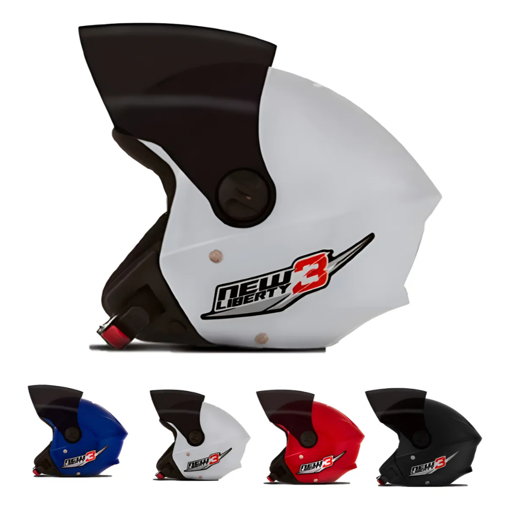 Capacete Aberto Pro Tork New Liberty 3 Three Viseira 2m Fumê em Oferta na Shopee