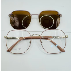 Armaçao para oculos,Clip-On 2em1,1armacao+1lente de sol