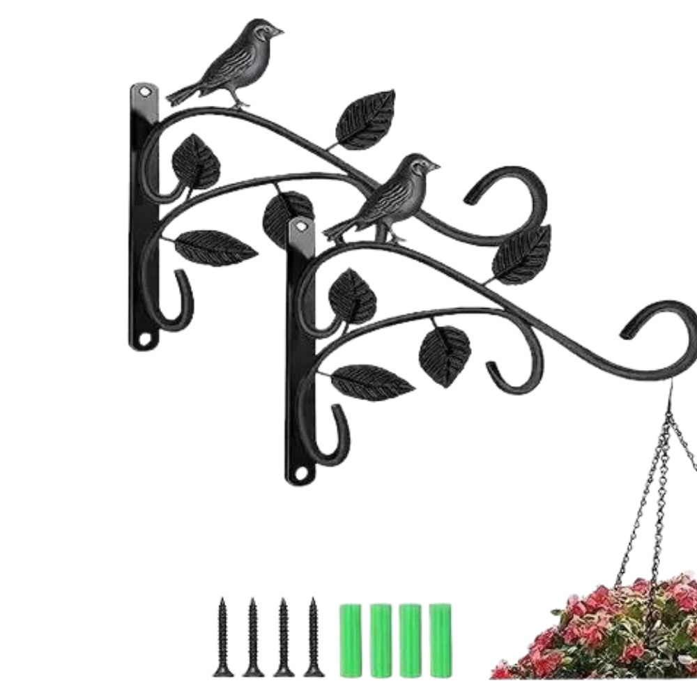 kit 3 Suporte Mão Francesa de Ferro para plantas Gancho Resistente para vaso Parede Decoração metal em Oferta na Shopee