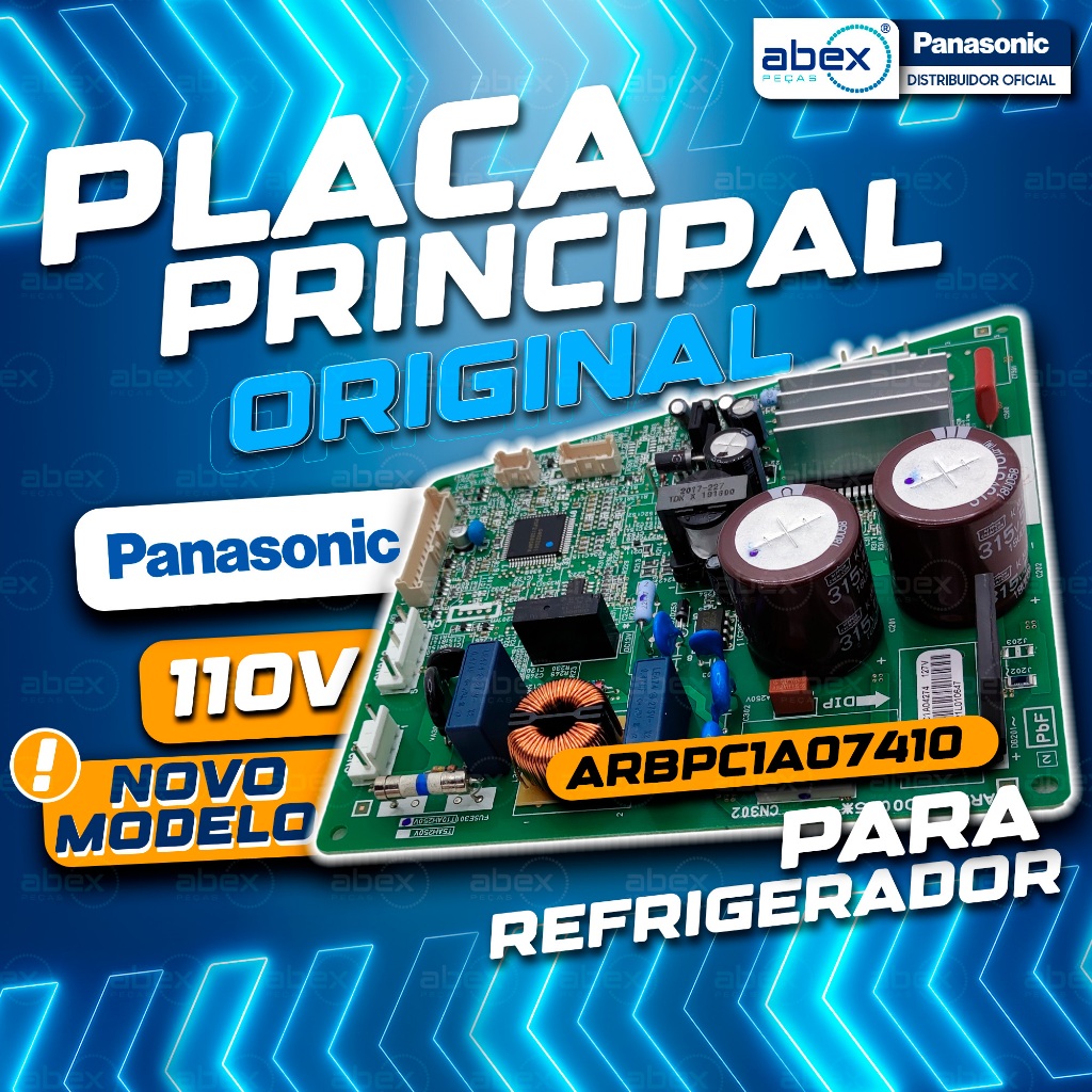 Placa Principal Para Refrigerador Panasonic BT48 BT49 BT51 BT54 BT55 ARBPC1A07410 110V Original