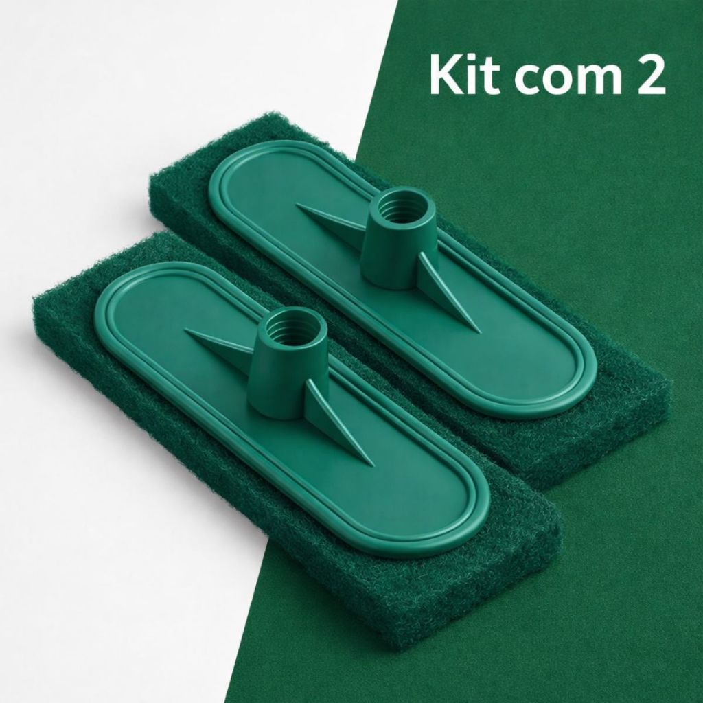 Kit 2x Esponja Abrasiva Esfregão Pesado Limpeza Piso Azulejo – Envio Rápido 24h em Oferta na Shopee