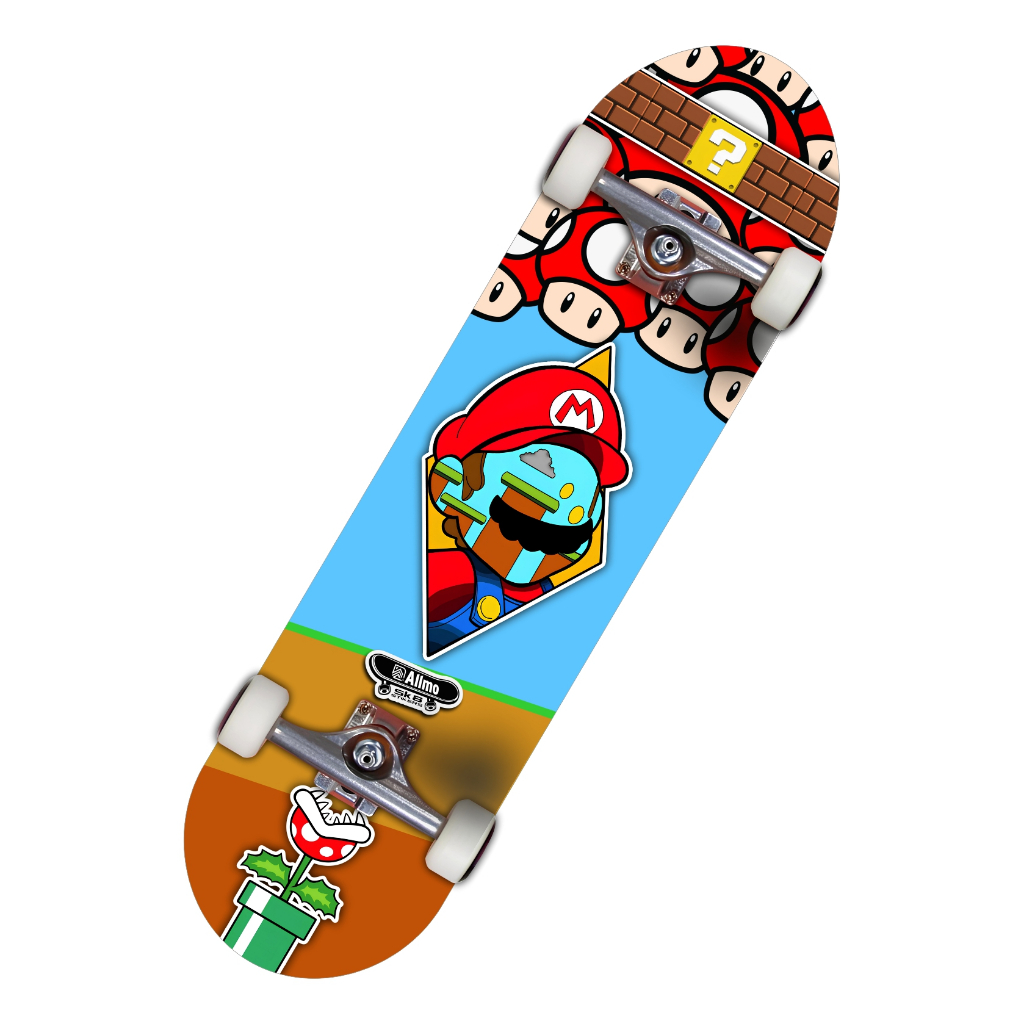 Adesivo Para Shape De Skate Super Mario A-081